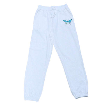 White Basic Track Pants White Nawao.com
