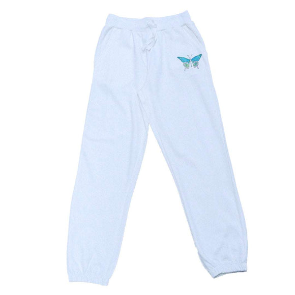 White Basic Track Pants White Nawao.com