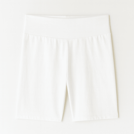 White Biker Short Nawao.com