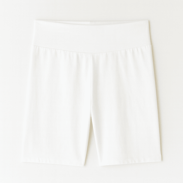White Biker Short Nawao.com