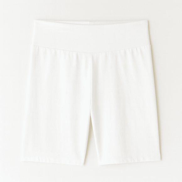White Biker Short Nawao.com