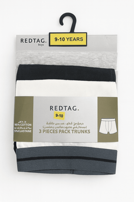 White Black Grey Mel 3 Pcs Pack Boxer Shorts Assorted Nawao.com
