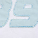 White Blue L S Denim Applique T Shirts White Nawao.com