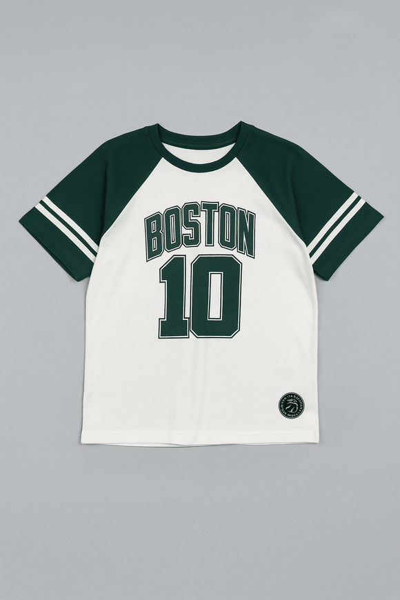 White Boston Tee Nawao.com