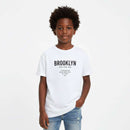 White Brooklyn New Yerk 1988 Over Size T Shirt White Nawao.com