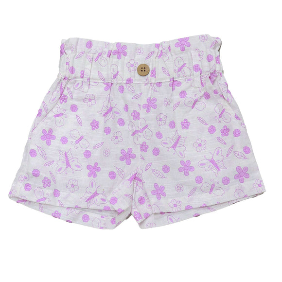 White Butterfly Print Set White Nawao.com