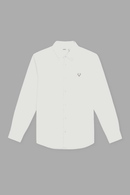 White Button Down Oxford Shirt Nawao.com