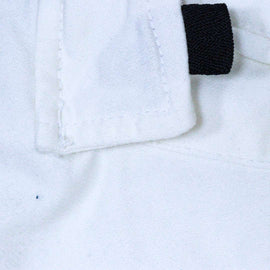 White Cargo Pocket Knitted Dneim Jogger Nawao.com