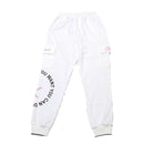 White Cargo Pocket Pants Nawao.com