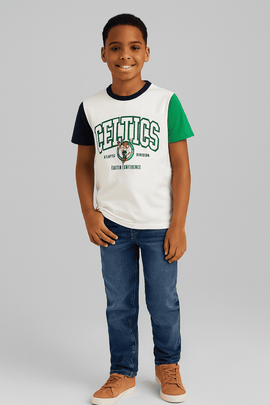 White Celtics T Shirt Nawao.com