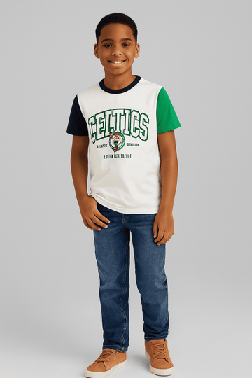 White Celtics T Shirt Nawao.com