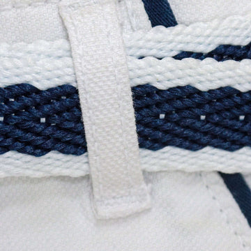 White Chino Shorts With Belt Nawao.com