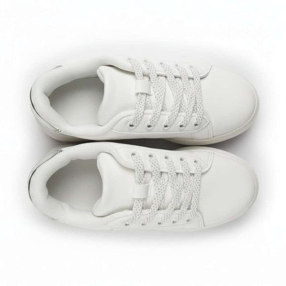 White Chunky Sneaker White Nawao.com