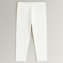 White Cropped Legging Nawao.com