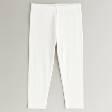 White Cropped Legging Nawao.com