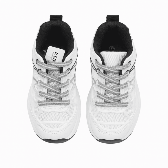 White Cuhnky Mesh Trainer Nawao.com