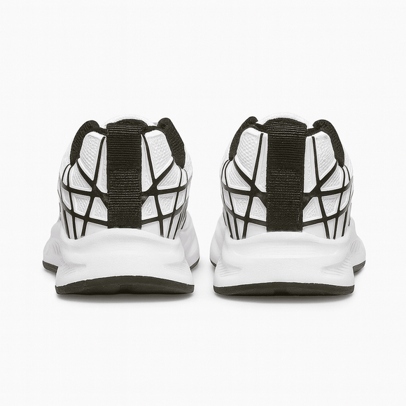 White Cuhnky Mesh Trainer Nawao.com