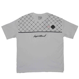 White Cut And Sewn Oversize Tshirt Nawao.com