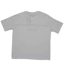White Cut And Sewn Oversize Tshirt Nawao.com