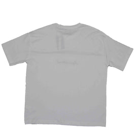 White Cut And Sewn Oversize Tshirt Nawao.com