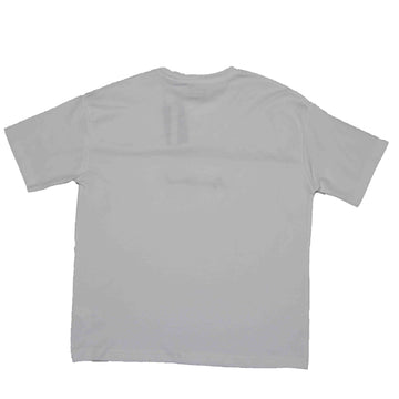 White Cut And Sewn Oversize Tshirt Nawao.com