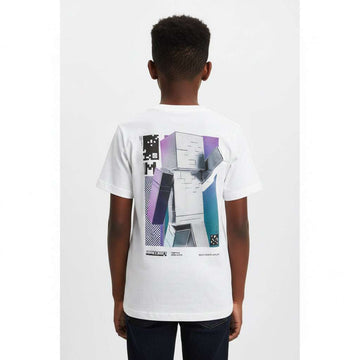 White Digital Minecraft Tee White Nawao.com