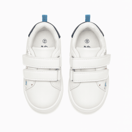 White Dinosaur Print Sneaker Nawao.com