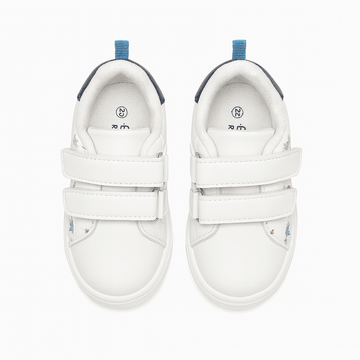 White Dinosaur Print Sneaker Nawao.com
