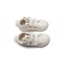 White Double Velcro Strap High Top White Nawao.com