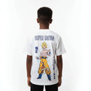 White Dragon Ball Z Over Size T Shirt White Nawao.com