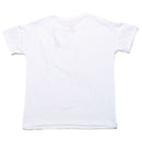 White Drop Shoulder Top With Embellishement Nawao.com