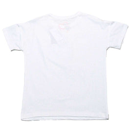 White Drop Shoulder Top With Embellishement Nawao.com