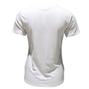White Embellished T Shirt Nawao.com