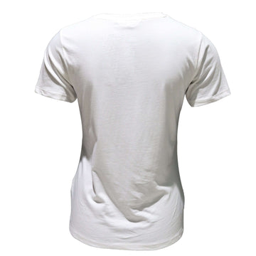 White Embellished T Shirt Nawao.com