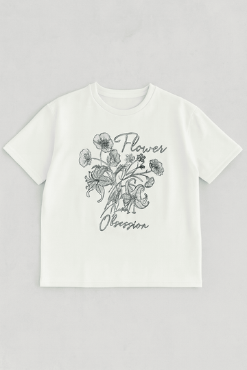 White Emboss Oversize T Shirts White Nawao.com