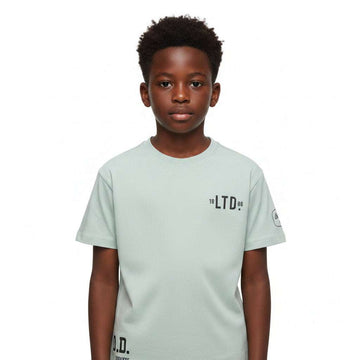 White Embossed Oversize Tee White Nawao.com