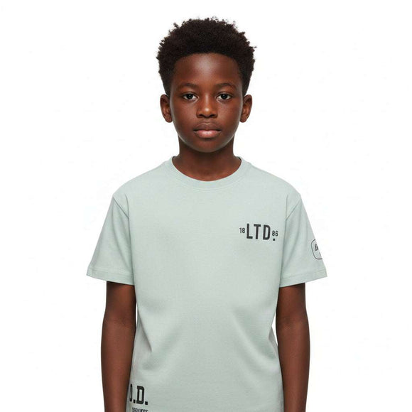 White Embossed Oversize Tee White Nawao.com
