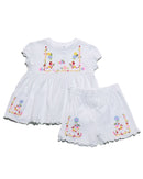 White Embroidered Set Nawao.com