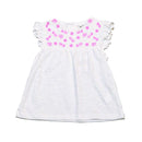 White Embroidered Yoke Nawao.com