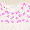White Embroidered Yoke Nawao.com