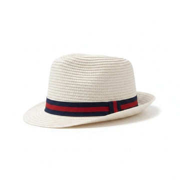 White Fedora Hats With Band Nawao.com