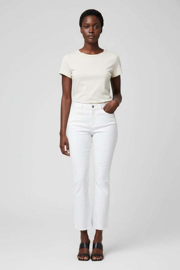 White Flare Jeans Nawao.com