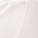 White Flare Leg Bottom Raw Edge Trouser Nawao.com