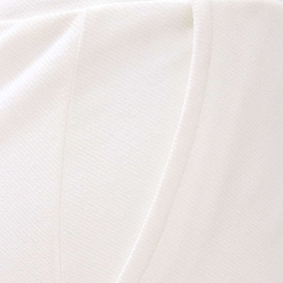 White Flare Leg Bottom Raw Edge Trouser Nawao.com