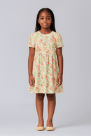 White Floral Scuba Dress Assorted Nawao.com