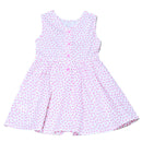 White Floral Summer Dress Nawao.com