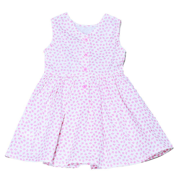 White Floral Summer Dress Nawao.com