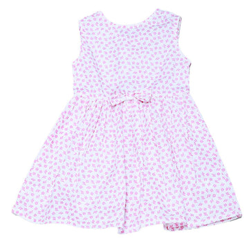 White Floral Summer Dress Nawao.com