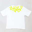 White Front And Back Print Oversize T Shirt White Nawao.com