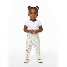 White Fruits All Over Print Legging Nawao.com